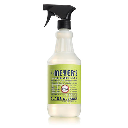 MRS. MEYER'S CLEAN DAY Mirror & Window Cleaner, Great for Indoor & Outdoor Glass Surfaces, Lemon Verbena, 24 Fl Oz
