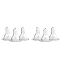 Dr. Brown's Original Nipple, Level 3 (6m+), 6 Count Brown