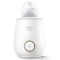 Philips Avent Premium Fast Bottle Warmer, with Smart Temperature Control, Water Bath Technology, Automatic Shut-Off, Model SCF358 Java