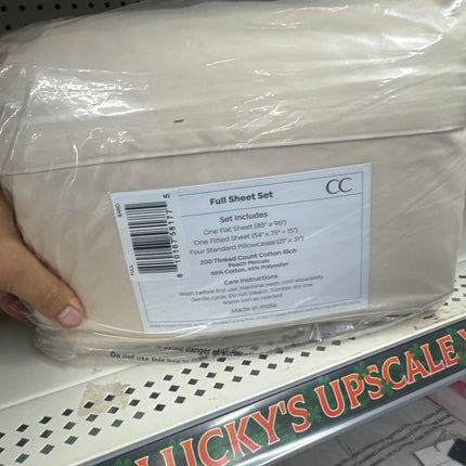 Full Size (Peach, 5 pc) Sheet Set
