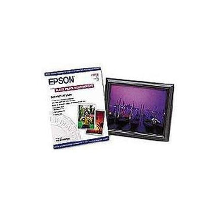 Epson Premium Presentation Paper MATTE (8x10 Inches, 50 Sheets) (S041467),Bright White