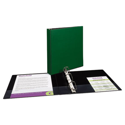 Avery Green Heavy Duty 1.5 Inch Slant Ring Durable Binder