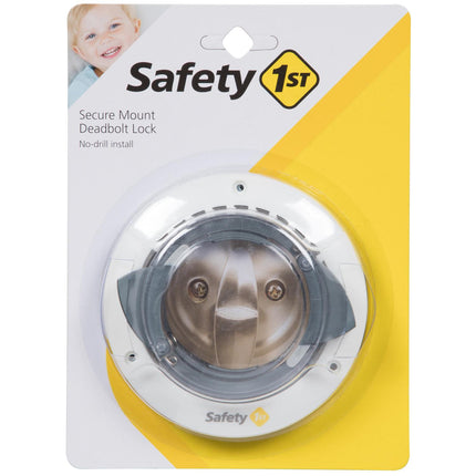 Safety 1st Secure Mount Deadbolt Lock,White Gold
