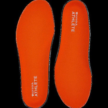Sof Sole mens Athlete Performance Full-length Insole, Orange, 7-8.5 US