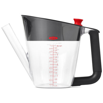 OXO Good Grips 4 Cup Fat Separator, Plastic, One Size Clear
