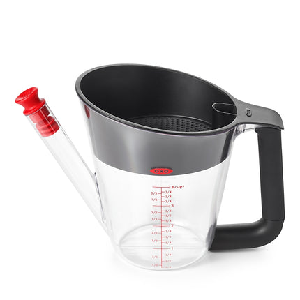 OXO Good Grips 4 Cup Fat Separator, Plastic, One Size Clear