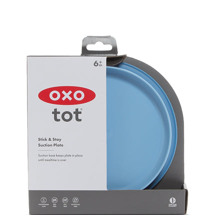 OXO Tot Stick and Stay Suction Plate - Dusk