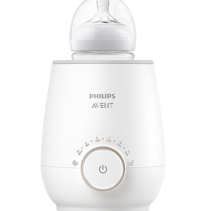 Philips Avent Premium Fast Bottle Warmer, with Smart Temperature Control, Water Bath Technology, Automatic Shut-Off, Model SCF358 Java