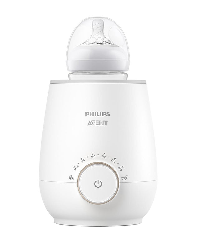 Philips Avent Premium Fast Bottle Warmer, with Smart Temperature Control, Water Bath Technology, Automatic Shut-Off, Model SCF358 Java