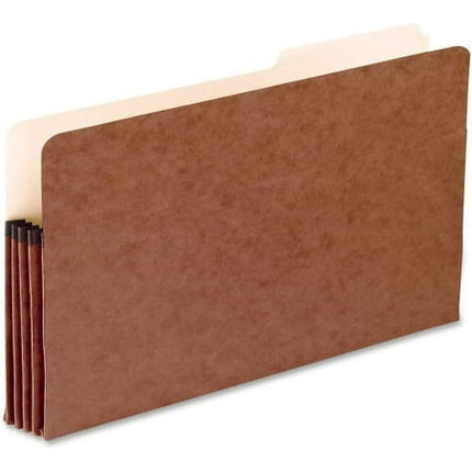 Pendaflex Heavy Duty End Tab Expanding File Pocket, 5.25-Inch Expansion, Legal, 10/Box, Red