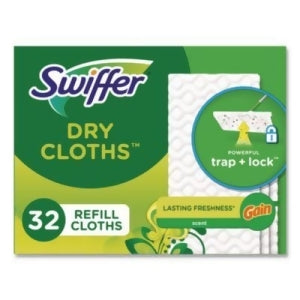 Swiffer Sweeper Dry Sweeping Cloth Refills, Gain Original, 32 Count