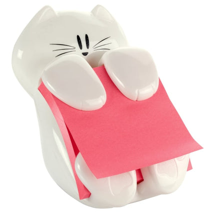 Post-it Pop-up Note Dispenser Cat Design 3x3 in 1 Dispenser/Pack (CAT-330 White)