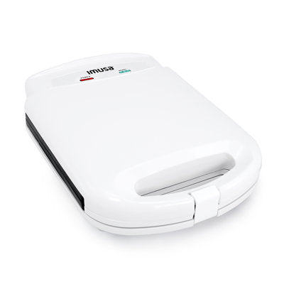 IMUSA USA 4 Slot Electric Arepa Maker with Nonstick Surface (1,200-Watts) Black