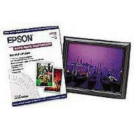 Epson Premium Presentation Paper MATTE (8x10 Inches, 50 Sheets) (S041467),Bright White