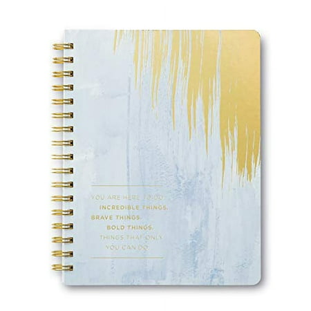 Compendium Spiral Notebook - You are here to do incredible things… — A Designer Spiral Notebook with 192 Lined Pages, College Ruled, 7.0”W x 9.25”H