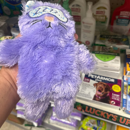 Catstages Purr Pillow Kitty Calming Cat Toy with Touch-Activated Purring and Soft Plush, Purple - Helps Reduce Stress & Provide Anxiety Relief for Cats
