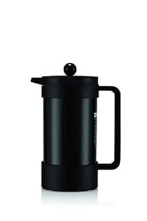 Bodum Bean Sustainable French Press Coffee Maker, 34 Ounce, Black Black