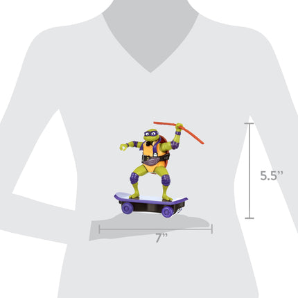 Teenage Mutant Ninja Turtles Sewer Shredder Donatello 5-Inch Skate Toy