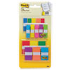 Post-it Flags Combo Pack, 4 On-The-Go Dispensers/Pack, 120 .94 in Wide and 200 .47 in Wide Flags, Assorted Colors (683-XL1)