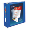 Avery Heavy-Duty View 3 Ring Binder, 3" One Touch EZD Rings, 1 Pacific Blue Binder (79811)