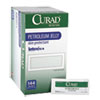 CURAD Petroleum Jelly Skin Protectant, Healing Ointment for Dry Cracked Skin, 144 Count Packets