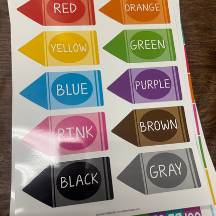 16 Laminated Educational Classroom Posters for Kindergarten and Preschool Learning
