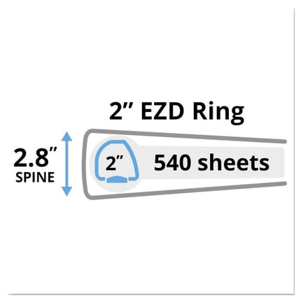 Avery Durable White 2.5 Inch View Binder with EZD Rings