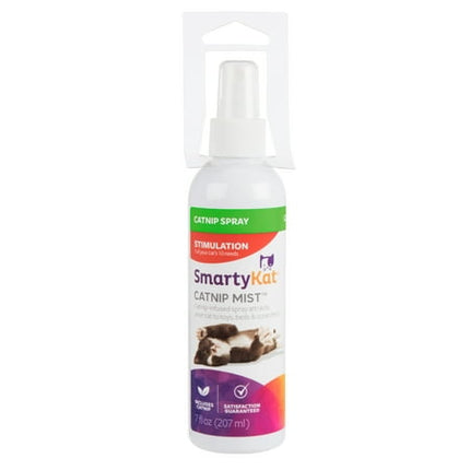 SmartyKat Catnip Mist Spray for Cats & Kittens, Safe for Pets - 7 Fluid Ounces
