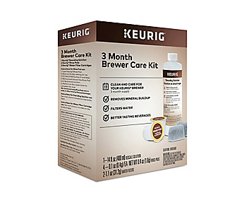 Keurig 3-Month Brewer Maintenance Kit Includes Descaling Solution, Water Filter Cartridges & Rinse Pods, Compatible Classic/1.0 & 2.0 K-Cup Coffee Makers, 7 Count 7 Count