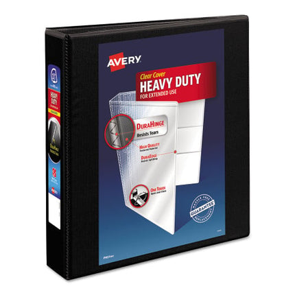 Avery Heavy-Duty Black Non-Stick View Binder with DuraHinge