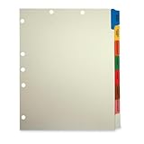 40 Set Box- Tabbies 54505 Medical Chart Divider Sets, Side Tab, 9 x 11,  (TAB54505), Assorted, Black, Manila