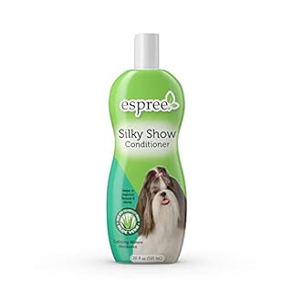 Espree Silky Show Conditioner For Dogs and Cats – Leaves Coats with Amazing Shine, Luster, and Easy Combing – Made with 100% Organically Grown Aloe Vera – 20 Ounces
