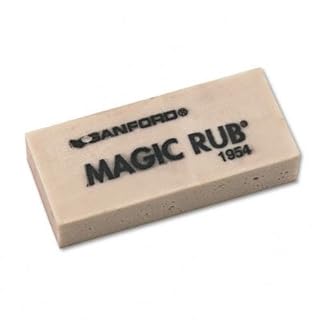 Prismacolor Premier Magic Rub Vinyl Erasers, 12 Pack