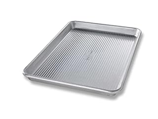USA Pan Bakeware Nonstick Quarter Sheet Pan, Baking Sheet Aluminized Steel Aluminized Steel