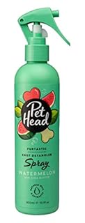 Pet Head Furtastic Dog Spray | Watermelon Scent | Pet Spray for Smelly Dogs | Knot Detangler | Care for Long, Tangly Curls & Coats | Vegan | Gentle Formula for Puppies | Made in USA | 10.1 fl. oz.
