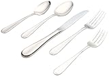 Oneida 2865020BL20 Flight 20 Piece Everyday Flatware Set, Service For 4 Silver