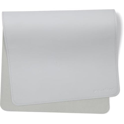 Ava + Oliver Vegan Leather Baby Changing Mat 16 X 30in Cream