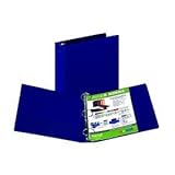 Samsill 2 Inch Document Storage Binder, Made in USA, FSC 100% Recycled Chipboard, Round Ring, 3 Ring Binder, Navy