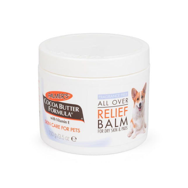 Palmer's for Pets Cocoa Butter Fragrance Free Paw Pad & Nose Balm for Dogs - Dog Skin Soother Balm, Dog Paw Balm for Dry Skin & Pads - Palmer's Cocoa Butter Formula with Vitamin E for Pets
