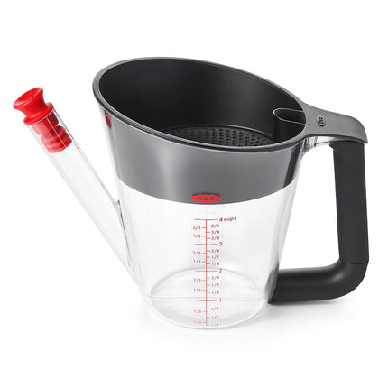 OXO Good Grips 4 Cup Fat Separator, Plastic, One Size Clear
