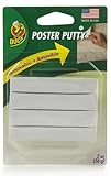 Duck PTY-2 Brand Removable Mounting Poster Putty, 2 oz., White (1436912)