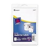 Avery Removable Print or Write Labels for Laser and Inkjet Printers, 0.75 Inches, Round, Pack of 1008 (5408)