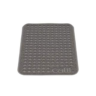 Catit Cat Litter Mat Rectangle Non-Slip Litter Trapping Mat Soft & Comfortable, Easy to Clean for All Cat Litter Types – Small