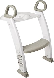 Spuddies Spuddies Potty with Ladder, White/Gray, One Size (Pack of 1) Gray