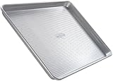 USA Pan Bakeware Nonstick Quarter Sheet Pan, Baking Sheet Aluminized Steel Aluminized Steel