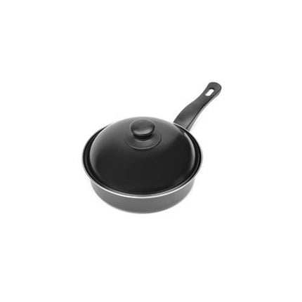 Fox Run Egg Pan, Non-stick Egg Poacher and Fry Pan Set Black