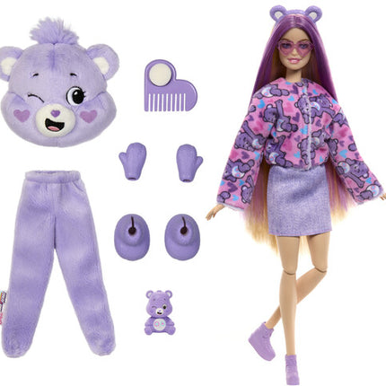Barbie Cutie Reveal Care Bears - Bear Plush Costume Doll