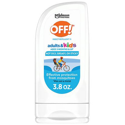 OFF! Insect Repellent Lotion for Adults & Kids, Fragrance-Free Bug Repellent for Everyday Protection from Mosquitoes, 3.8 oz