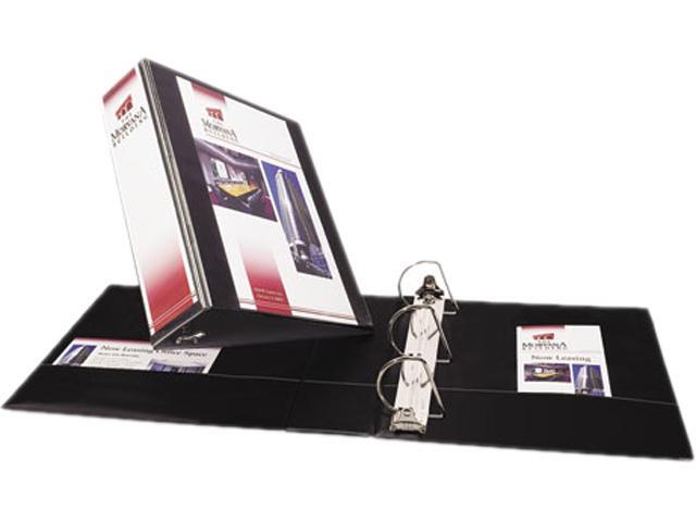 Avery Durable View 3 Ring Binder, 3 Inch Slant Rings, 1 Black Binder (17041)