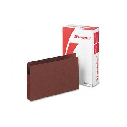 Pendaflex Heavy Duty End Tab Expanding File Pocket, 5.25-Inch Expansion, Legal, 10/Box, Red